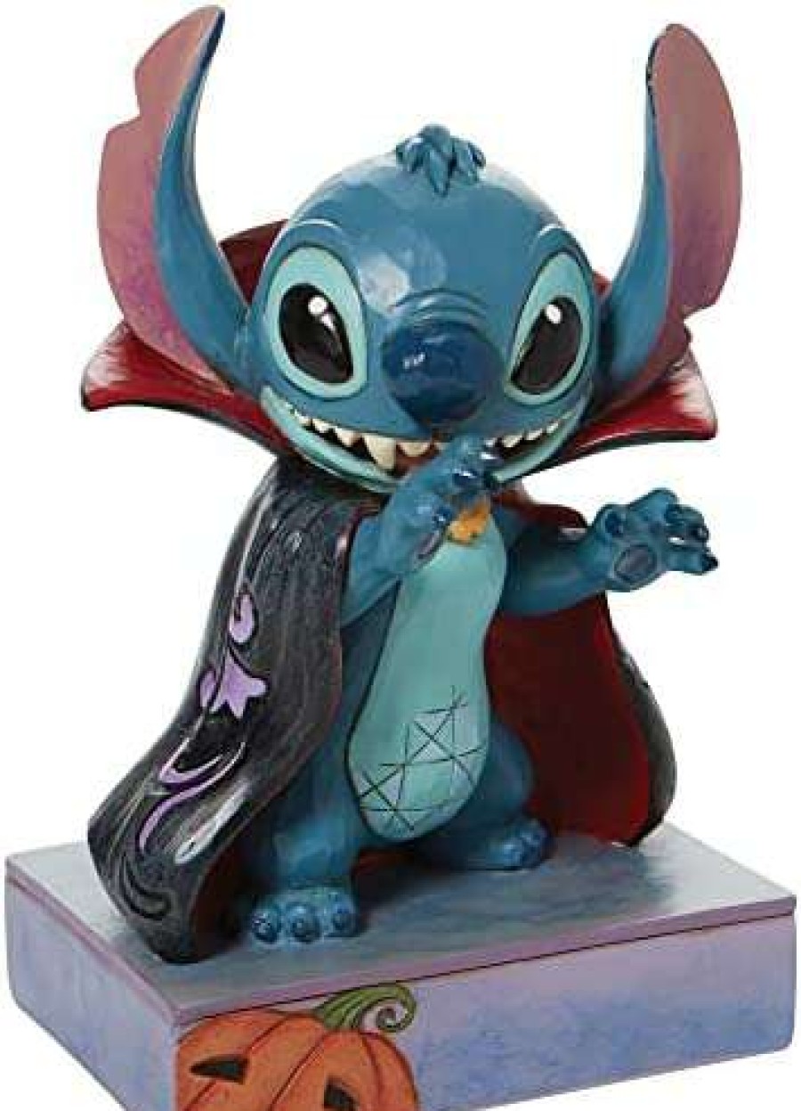 Collectible Figurines * | New Models Enesco Jim Shore Disney Traditions Collection Lilo And Stitch Vampire Figurine, 6.37 Inch, Halloween, Trick-Or-Treating, Resin