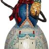 Collectible Figurines * | New Models Jim Shore Heartwood Creek Snowman With Pineapple And Town Scene