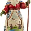 Collectible Figurines * | Tendy Style Jim Shore Heartwood Creek Dutch Santa Stone Resin Figurine, 7"