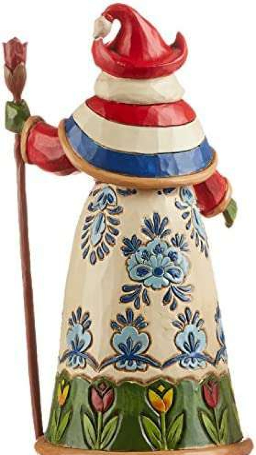 Collectible Figurines * | Tendy Style Jim Shore Heartwood Creek Dutch Santa Stone Resin Figurine, 7"