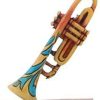 Collectible Figurines * | Excellent Jim Shore Miniature Trumpet Figurine Heartwood Creek Enesco 4033811