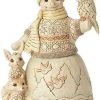 Collectible Figurines * | Competitive Price Enesco Jim Shore Heartwood Creek Woodland Snowman With Owl