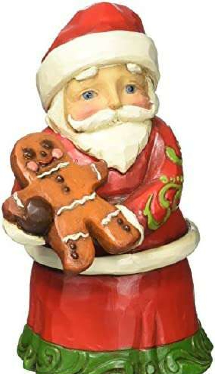 Collectible Figurines * | Premium Product Jim Shore Heartwood Creek Js Hwc Fig Santa/Gingerbread M Figurine