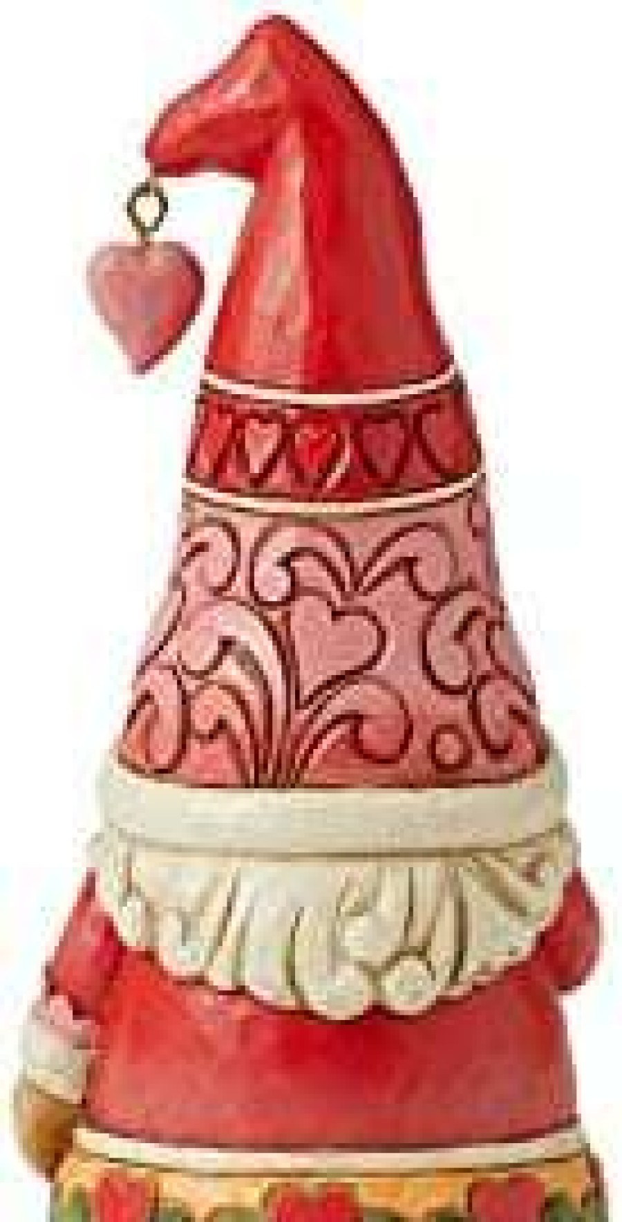 Collectible Figurines * | Fascinating Model Enesco Jim Shore Red Hearts Gnome Figurine 6010272