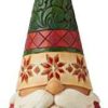 Collectible Figurines * | Outlet Enesco Jim Shore Heartwood Creek Christmas Gnome Holding Wreath Figurine, 7.09 Inch, Multicolor