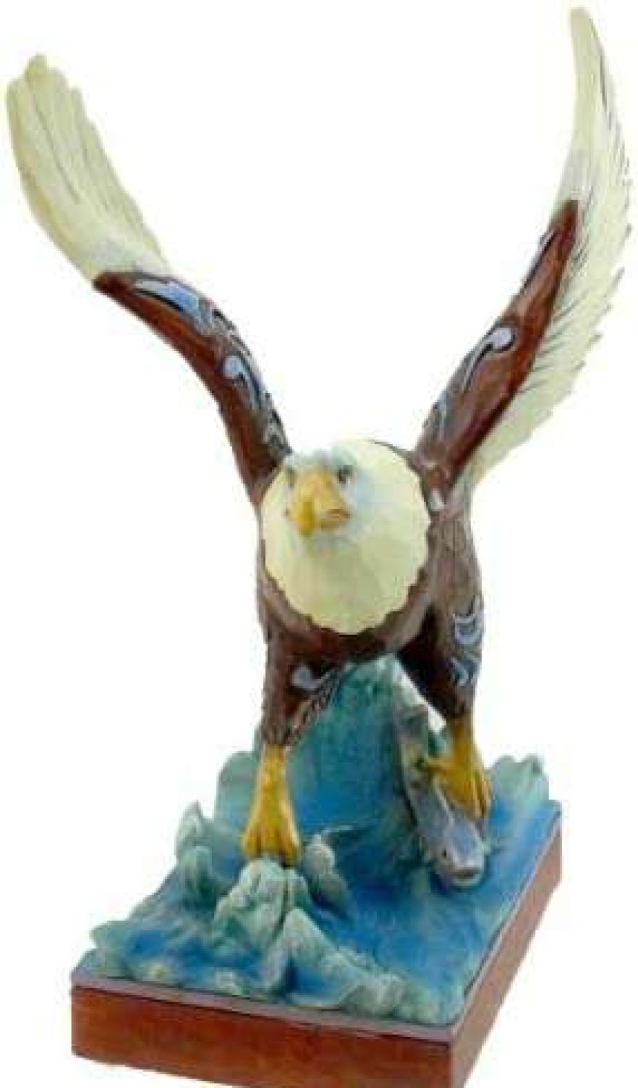 Collectible Figurines * | Competitive Price Jim Shore Heartwood Creek Bald Eagle Figurine, 9-Inch