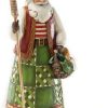 Collectible Figurines * | Discounts Online Jim Shore Heartwood Creek Italian Santa Stone Resin Figurine, 6.875"