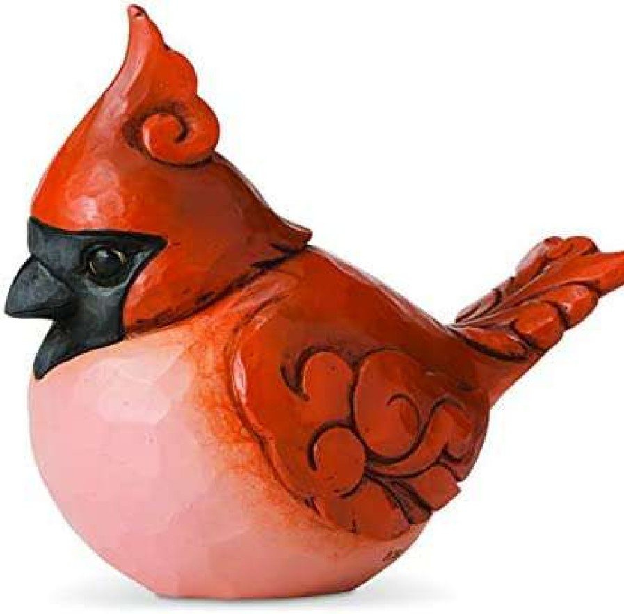 Collectible Figurines * | Outlet Enesco Jim Shore Heartwood Creek Luck In The Air Cardinal Bird Figurine, 4.49 Inch, Red