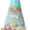 Collectible Figurines * | Reliable Quality Enesco Jim Shore Heartwood Creek Bloomin' Gnome Figurine