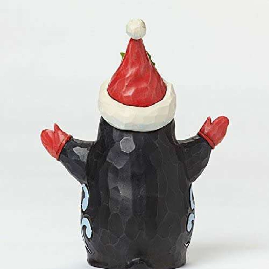 Collectible Figurines * | Reliable Quality Jim Shore For Enesco Heartwood Creek Lazy Lovable Holiday Penguin Figurine, 5