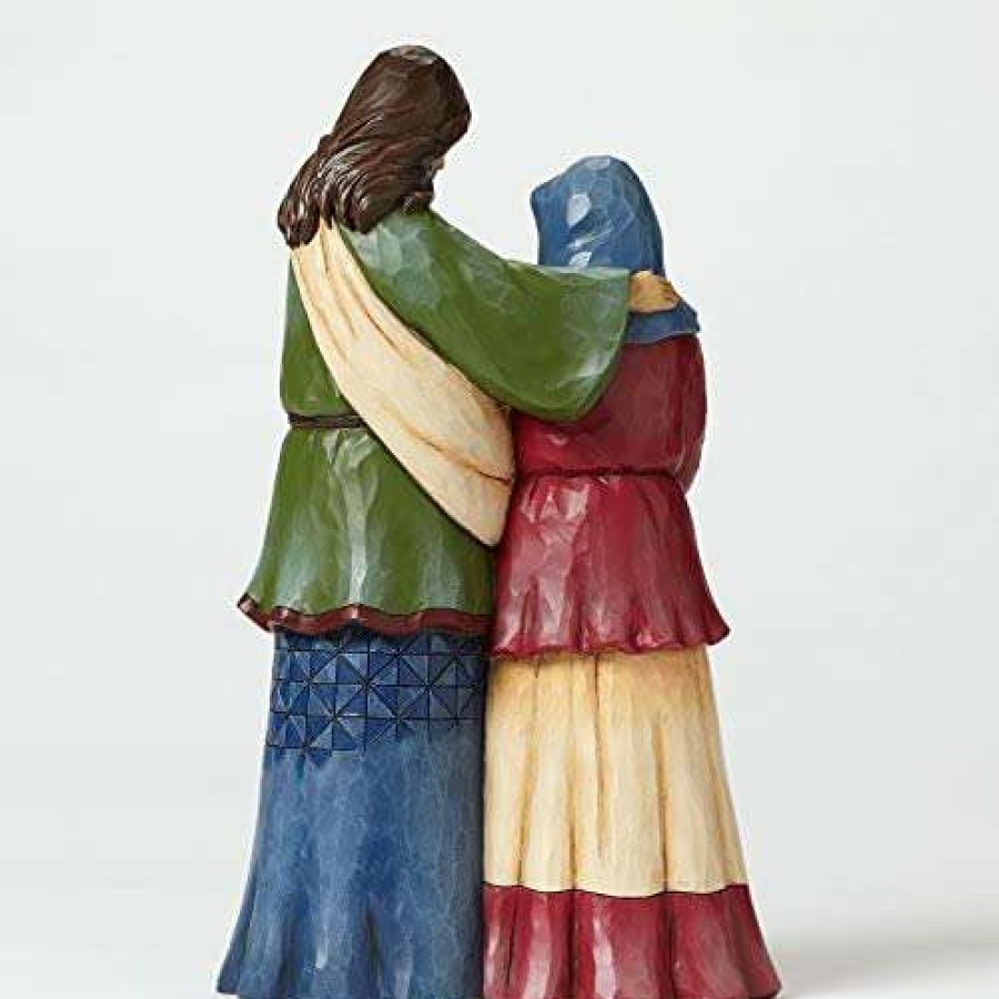 Collectible Figurines * | Competitive Price Jim Shore Heartwood Creek The Reason Jesus Mary And Joseph Stone Resin Figurine, 10"