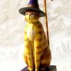 Collectible Figurines * | At Discount Prices Jim Shore Heartwood Creek "Kitty In A Witch Hat" 8 Jim Shore By Enesco 20-4006135