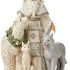 Collectible Figurines * | Store Enesco Jim Shore Heartwood Creek Woodland Santa With Animal Statue 18.5 Inch Nd6008858