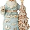 Collectible Figurines * | Premium Product Enesco Jim Shore Heartwood Creek Coastal Santa With Driftwood Tree Figurine, 8.94 Inch, Multicolor