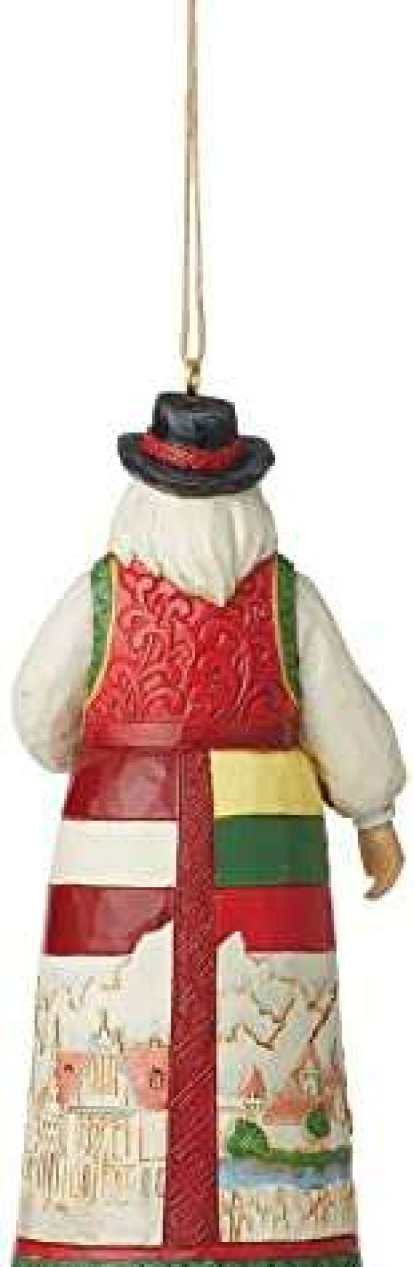 Hanging Ornaments * | Fascinating Model Enesco Jim Shore Baltic Santa Christmas Ornament 4.5 Inch 6011686 Multicolor