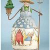 Collectible Figurines * | Competitive Price Enesco Jim Shore Heartwood Creek Small Snowman With Tree 4010359