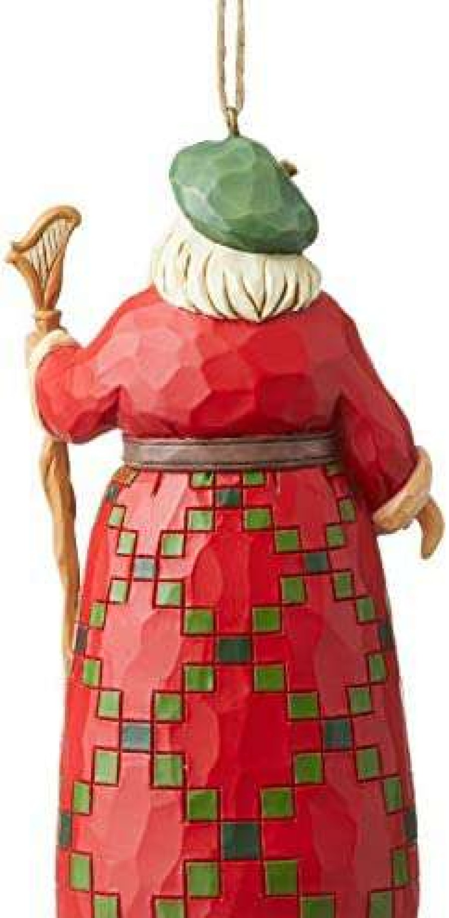 Collectible Figurines * | Online Enesco Jim Shore Heartwood Creek Irish Santa Ho