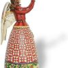 Collectible Figurines * | Fascinating Model Jim Shore Heartwood Creek Collectible Figurine Angel With Dove By Enesco 4005273