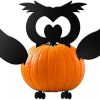 Collectible Figurines * | Premium Product Hotop 5 Pieces Thanksgiving Pumpkin Decorations Metal Owl Kit Pumpkin Decorating Craft Kit Kids Diy Crafts For Thanksgiving Garden Party Pumpkin Decorations (Pumpkins Included) Black