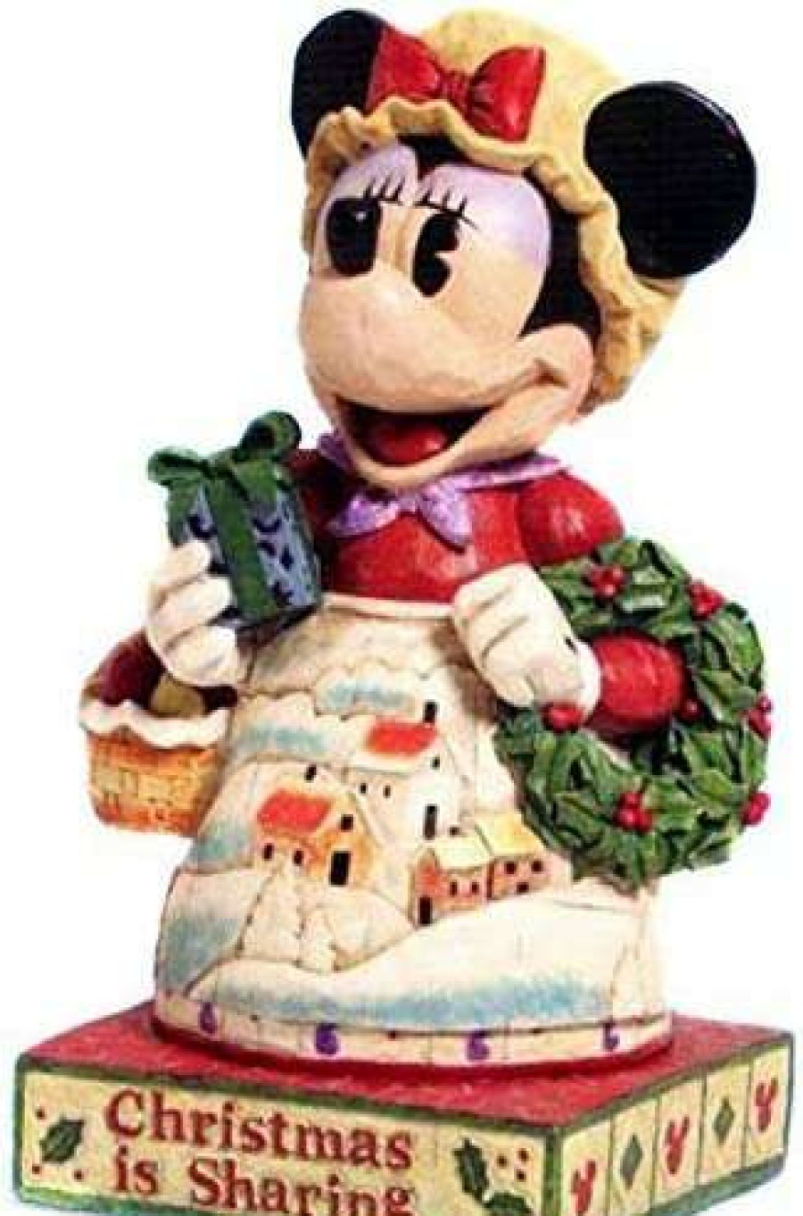 Collectible Figurines * | Competitive Price "Heartwarming Holiday" Holiday Minnie Figurine