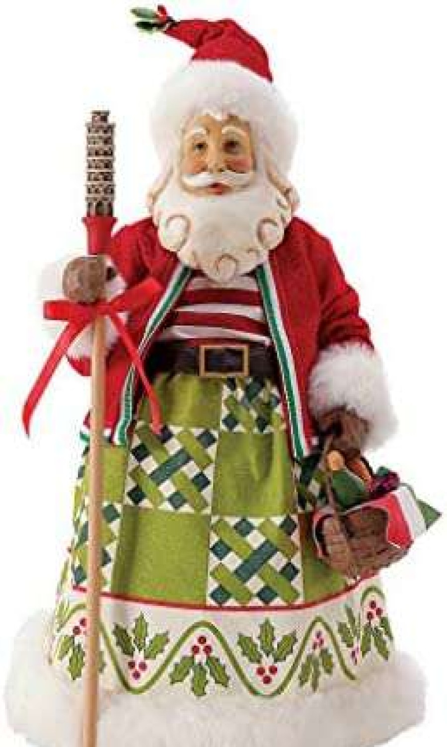 Collectible Figurines * | Premium Product Department 56 Possible Dreams Jim Shore Italian Santa Babbo Natale Figurine, 10.5 Inch, Multicolor