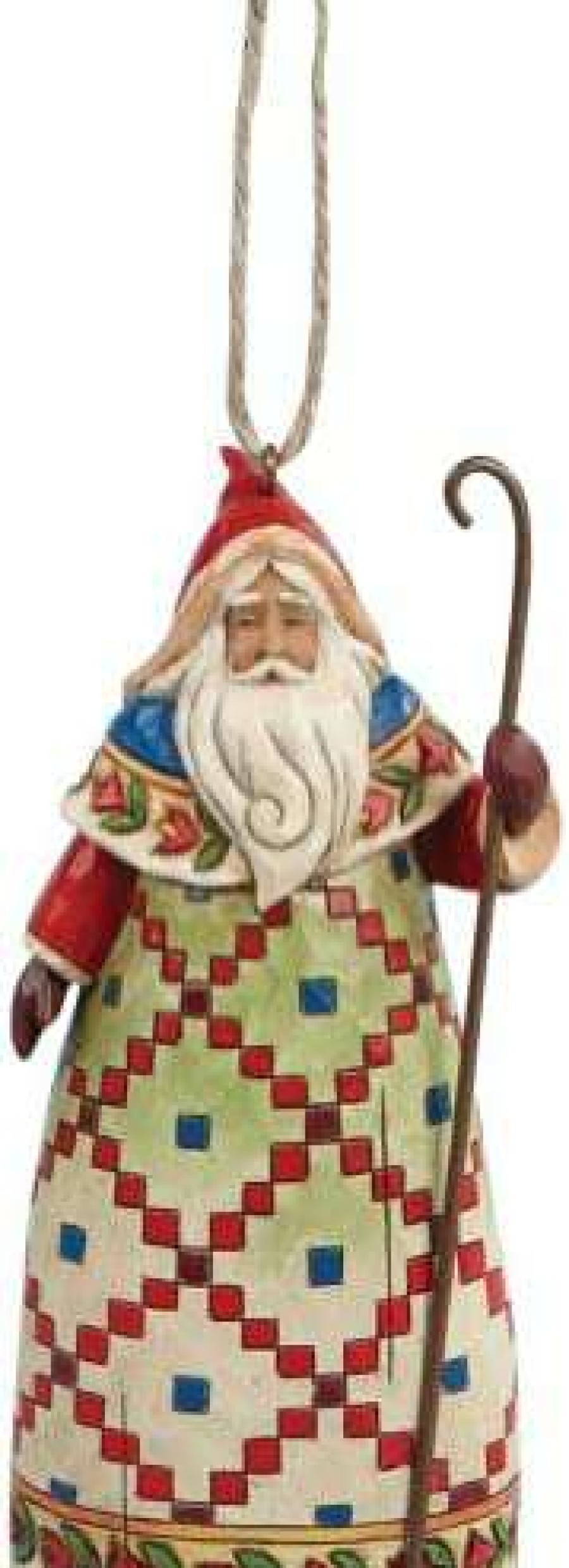 Collectible Figurines * | Fascinating Model Jim Shore "Santa With Cane