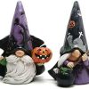 Collectible Figurines * | Excellent Hodao 2Pcs Halloween Gnomes Decorations Handmade Scandinavian Gnomes Ornaments Halloween Witch Decor Halloween Gnomes Figurines Decor Halloween Pumpkin Home Table Decorations Gifts (Black)