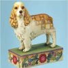 Collectible Figurines * | Fascinating Model Enesco Jim Shore Heartwood Creek From Cocker Spaniel Figurine 5.25 In