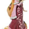 Collectible Figurines * | Reliable Quality Enesco Jim Shore Disney Traditions Rapunzel With Gifts Christmas Figurine 6008981