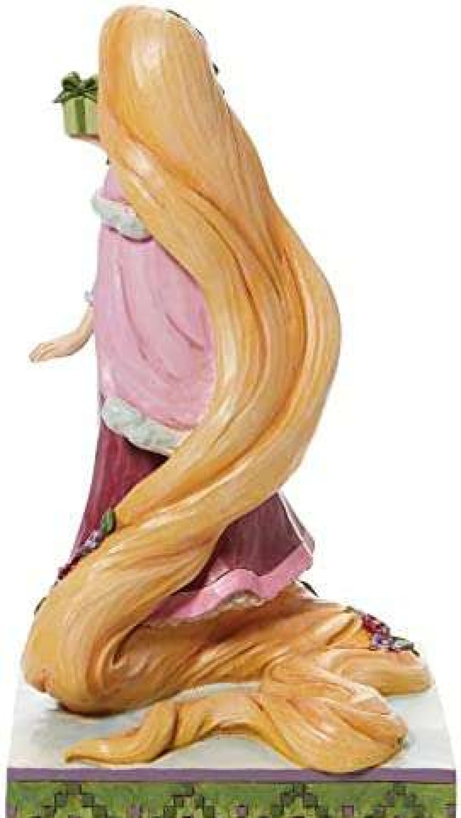 Collectible Figurines * | Reliable Quality Enesco Jim Shore Disney Traditions Rapunzel With Gifts Christmas Figurine 6008981