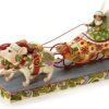 Collectible Figurines * | Premium Product Enesco Jim Shore Heartwood Creek From Fairy Christmas Sleigh Figurine 4.5 In