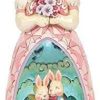 Collectible Figurines * | Outlet Jim Shore Heartwood Creek Bunny With Lighted Rotating Scene Figurine, Multi Color, 10.875 In H X 5.25 In W X 5.375 In L, 6008302