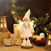 Collectible Figurines * | Premium Product 16 Inches Handmade Christmas Gnome Decoration Swedish Figurines (White Angel)