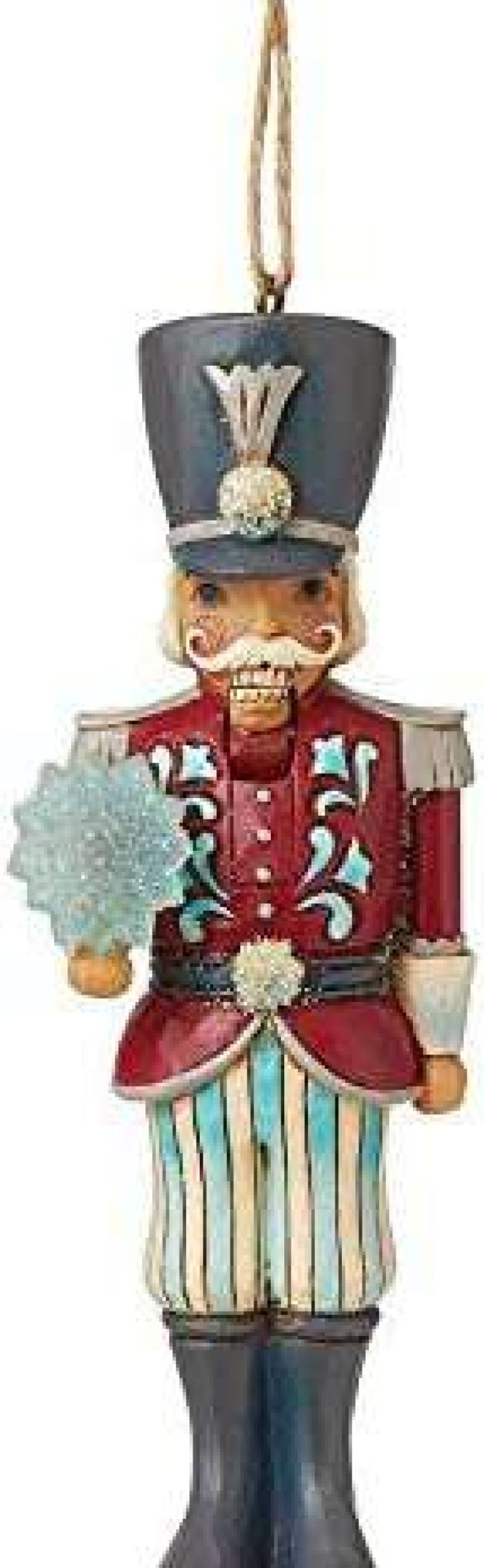 Nutcrackers * | Tendy Style Enesco Jim Shore Heartwood Creek Wonderland Nutcracker Christmas Ornament 6009489