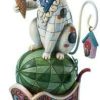 Collectible Figurines * | Top Sell Enesco Jim Shore Heartwood Creek From Cat On Watermelon Figurine 7.75 In