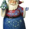 Collectible Figurines * | Store Jim Shore Heartwood Creek Js Hwc Fig Wondr Pint/Santa Figurine