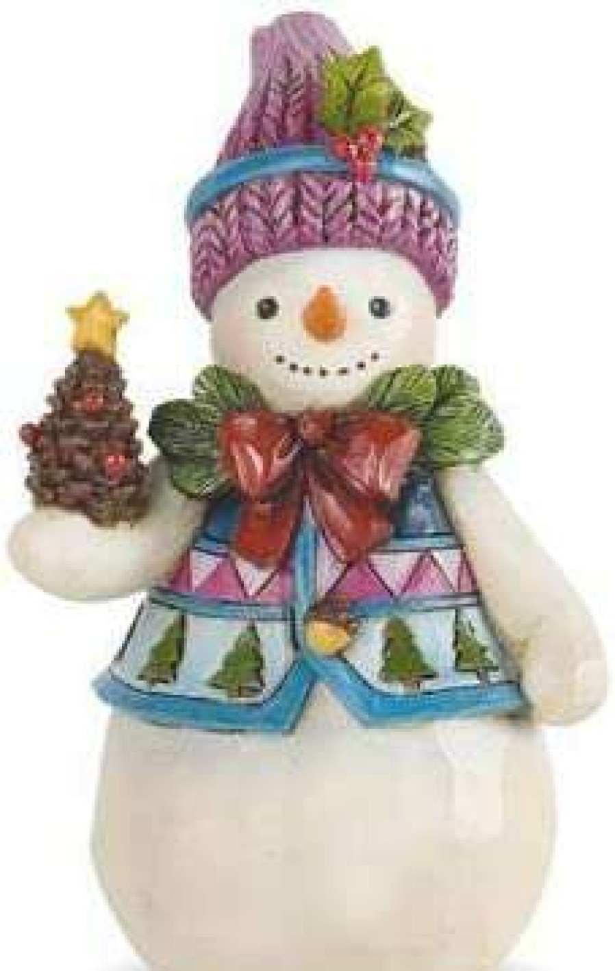 Collectible Figurines * | Reliable Quality Jim Shore Heartwood Creek Js Hwc Fig Pint Sized Snowman