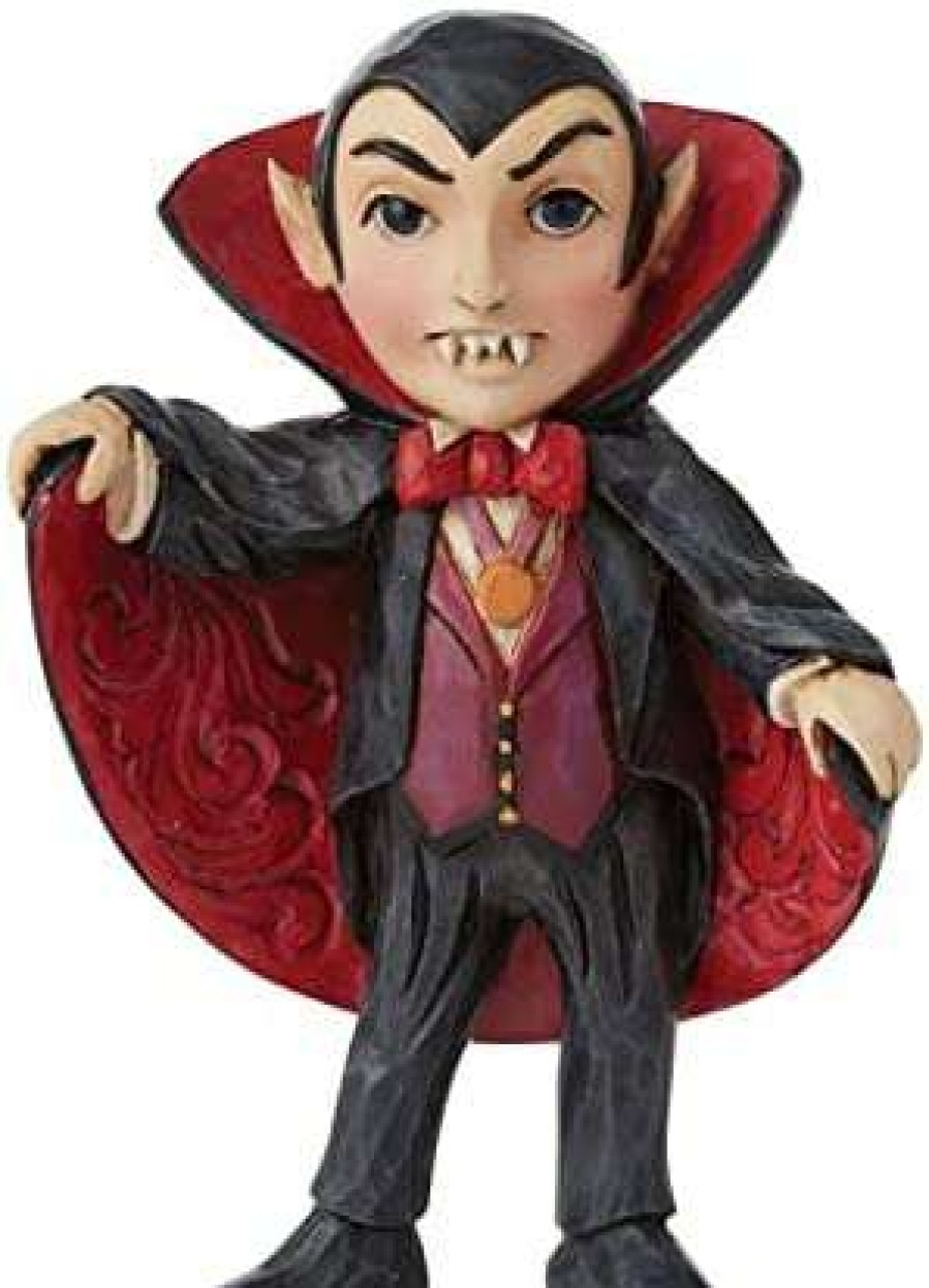 Collectible Figurines * | Premium Product Enesco Jim Shore Heartwood Creek Vampire Miniature Halloween Figurine 6009514