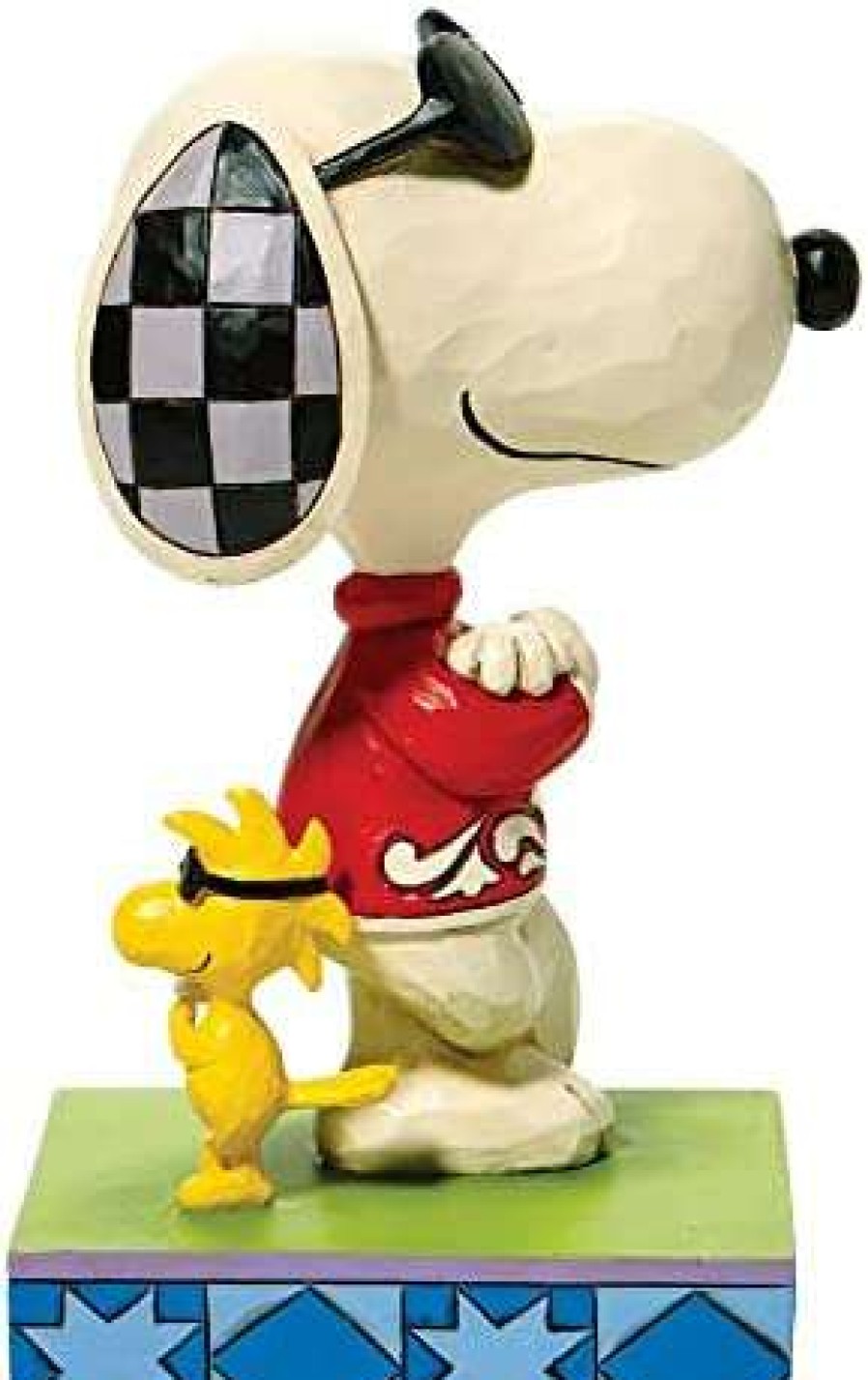 Collectible Figurines * | Fashionable Enesco Peanuts By Jim Shore Jspea Joe Cool And Woodstock Back Figurine