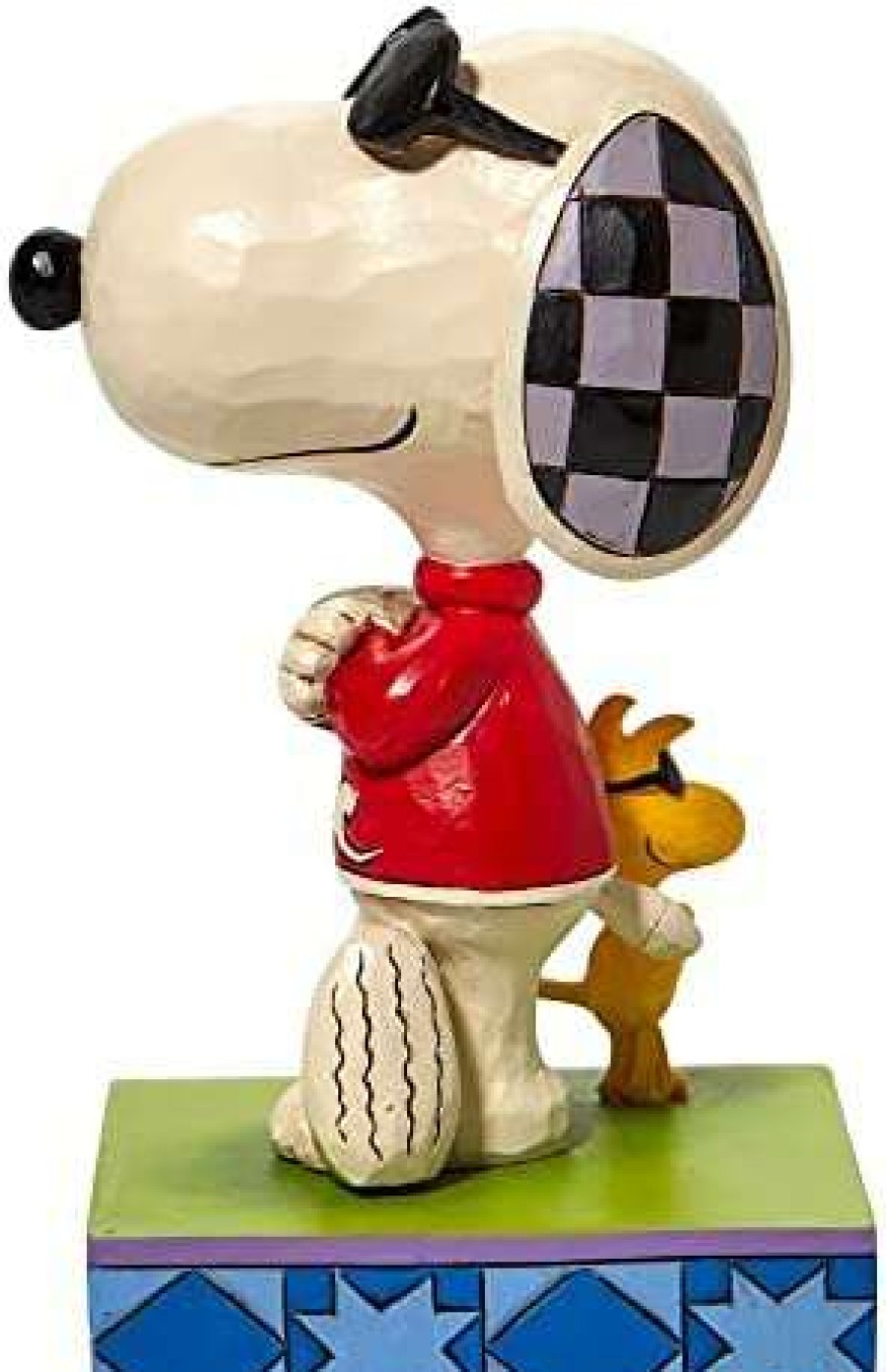 Collectible Figurines * | Fashionable Enesco Peanuts By Jim Shore Jspea Joe Cool And Woodstock Back Figurine