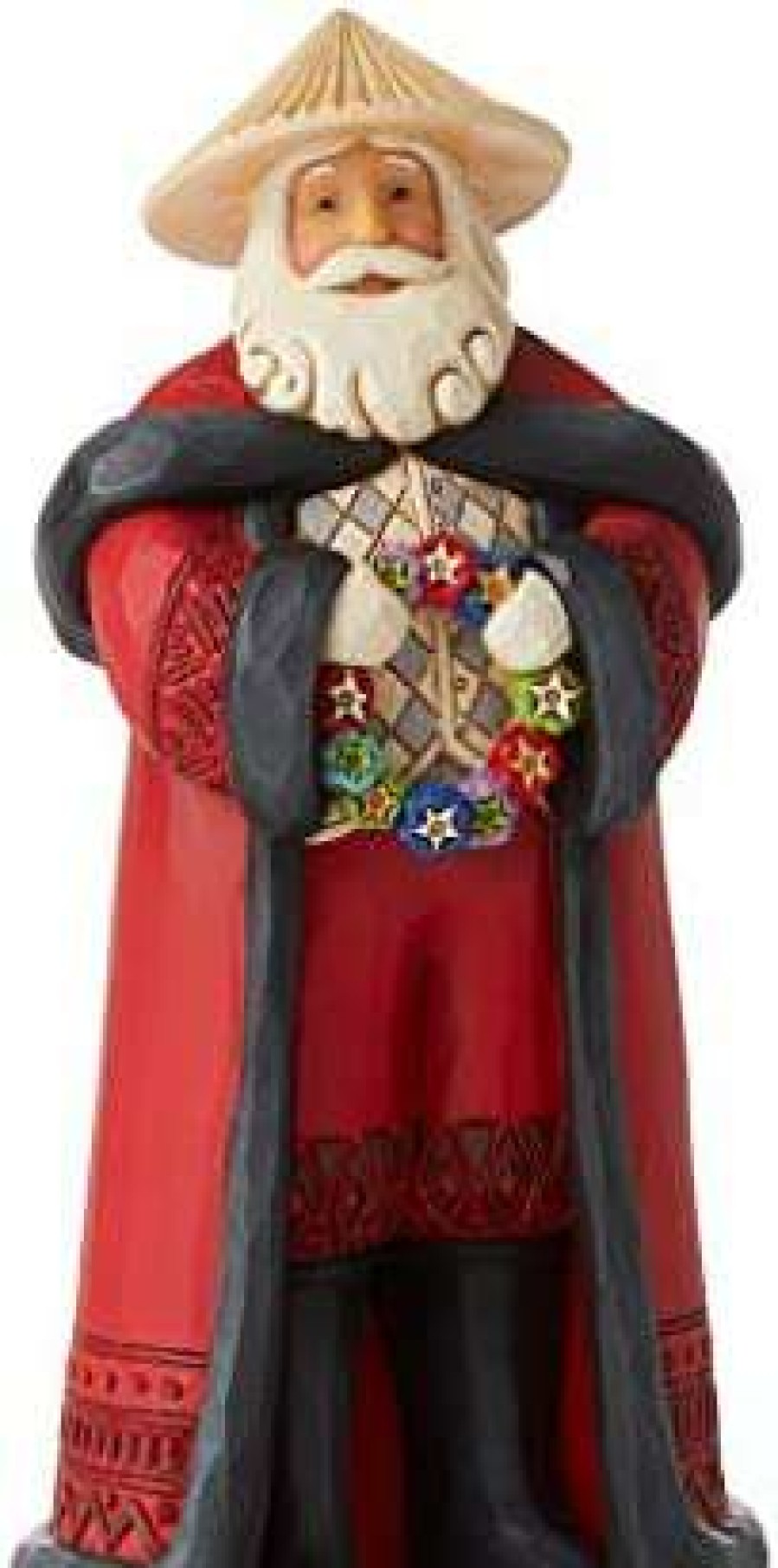 Collectible Figurines * | Tendy Style Enesco Jim Shore Heartwood Creek Christmas Around The World Filipino Santa Happy Nochebuena Figurine, 7 Inch, Multicolor