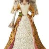 Collectible Figurines * | Fashionable Enesco Jim Shore Heartwood Creek Victorian Angel Holding Horn Figurine, 9.5 Inch, Multicolor