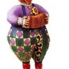 Collectible Figurines * | Reliable Quality Jim Shore Heartwood Creek Clown With Accordion By Enesco 4007673