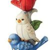 Collectible Figurines * | Hot Sell Enesco Jim Shore Heartwood Creek Patriotic Stacked Birds Figurine, 7.72 Inch, Multicolor