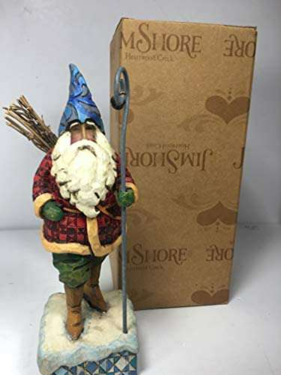 Collectible Figurines * | Clearance Jim Shore Heartwood Creek Santa Danish Christmas Traveler By Enesco 4005448