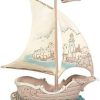 Collectible Figurines * | Fascinating Model Enesco Jim Shore Heartwood Creek Coastal Sailboat With Scene Figurine, 7.5 Inch, Multicolor