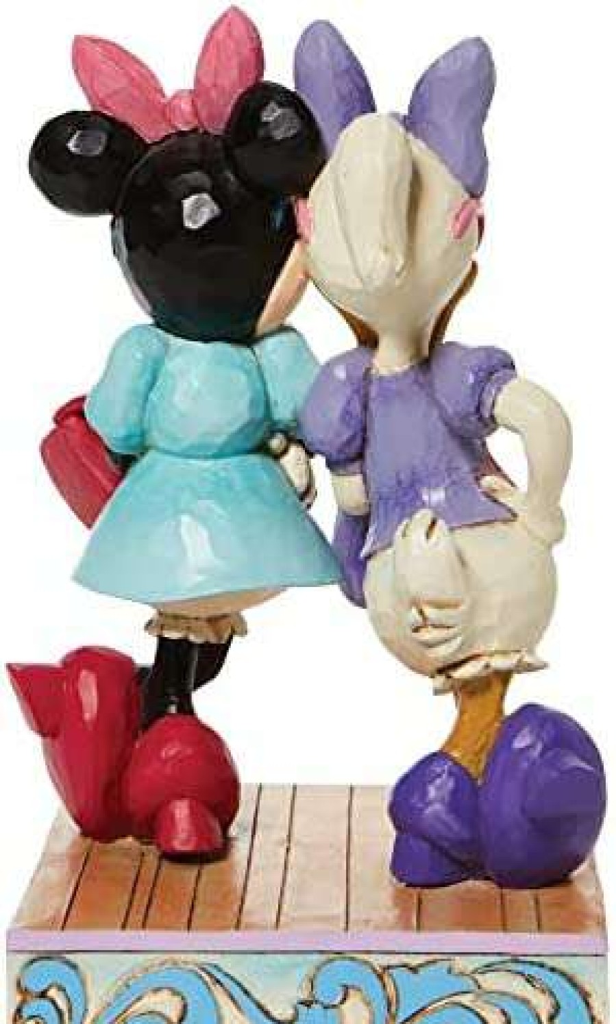 Collectible Figurines * | At The Best Price Enesco Jim Shore Disney Traditions Minnie And Daisy Fashionistas Figurine 6010089