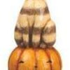 Collectible Figurines * | Discount Sale Jim Shore Heartwood Creek Black And White Cat On Pumpkin By Enesco 118100