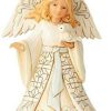 Collectible Figurines * | Top Sell Enesco Woodland Angel With Dove 6004764